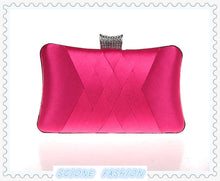 Load image into Gallery viewer, Women Clutch Bags Satin Bride Bag Purse Designer Gentle Evening Bags Party Handbag Wedding Clutch Wallet Shoulder Bag 7395