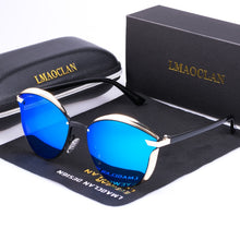 Load image into Gallery viewer, LMAOCLAN Women Polarized Sunglasses Luxury Fashion Cat Eye Ladies Vintage Brand Designer Female Sun Glasses Oculos Gafas
