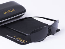 Load image into Gallery viewer, LMAOCLAN Brand Aluminium Magnesium Polarized Gold Sunglasses Men UV400 Classic Male Square Glasses Driving Eyewear Gafas Oculos