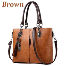 Load image into Gallery viewer, Luxury Handbags Women Bags Designer Big Crossbody bags For Women 2022 Solid Shoulder Bag Leather Handbag sac bolsa feminina