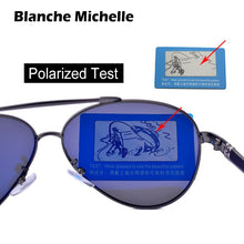 Load image into Gallery viewer, Blanche Michelle Pilot Polarized Sunglasses Men 2020 Brand Mirror Sun Glasses Driving UV400 Alloy Gafas De Sol Oculos With Box