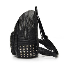 Load image into Gallery viewer, 2023 New Fashion Women Backpacks Washed Leather Backpacks Lady Girls Travel Women Bags Rivet Backpacks Student School Bag Hot