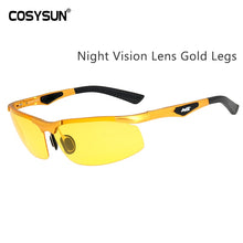 Load image into Gallery viewer, Night Vision Driving Glasses Men night driver Goggle men Sunglasses for Night vision Lens Aluminium Alloy Night sunglasses men