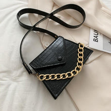 Load image into Gallery viewer, Popular Chain Handle Shoulder Bag PU Leather Handbags Designer Flap Crossbody Bags For Women Fashion Simple Lady Hand Bags
