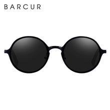 Load image into Gallery viewer, BARCUR Brand Light Weight Round Sunglasses Luxury Brand Men Glasses Retro Vintage Women Sun glasses