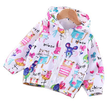 Load image into Gallery viewer, Graffiti Cartoon Pattern Jacket Boys And Girls Apparel Children's Clothing 2-7y Long-sleeved Jacket Fashion Sports Jacket