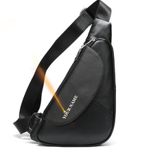 Load image into Gallery viewer, WESTAL Men's Shoulder Bag Men's Genuine Leather Chest Pack Man Sling Messenger Bags Belt Small Crossbody Bags Side Bags for Men