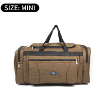 Load image into Gallery viewer, Large travel bags 70cm sport Duffle Bags Female Overnight Carry on Luggage bags men Waterproof Oxford Weekend bags sac de Sport