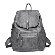 Load image into Gallery viewer, 2021 New Women Backpack High Quality Leather Backpack Fashion School Bags Casual Shoulder Bags Large Capacity Travel Backpack