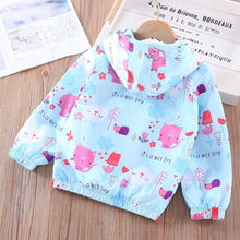 Load image into Gallery viewer, 2022 Spring And Autumn New Long-sleeved Little Girls Clothing Kids Fashion Green Jacket Cartoon Kitten Cat Bluey Jaket Girl