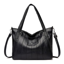 Load image into Gallery viewer, New Casual Tote Soft Leather Luxury Handbag Women's Bag Designer Ladies Large Shoulder Crossbody Hand Sac for Female Patchwork