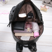Load image into Gallery viewer, 2023 New Fashion Women Backpacks Washed Leather Backpacks Lady Girls Travel Women Bags Rivet Backpacks Student School Bag Hot