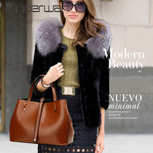 Load image into Gallery viewer, Vintage Leather Handbags and Purses for Women 2022 Trendy High Quality Female Designer Shoulder Crossbody Bag Retro Casual Totes