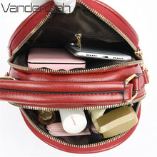 Load image into Gallery viewer, Flower Printed Crossbody Bags 2022 Fashion 2 Layers Trendy Handbags Luxury Women Designer High Quality PU Leather Shoulder Bags