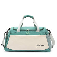 Load image into Gallery viewer, Sports Gym Tote Bag For Women Men Business Luggage With Separate Shoe Bin Wet And Dry Separation Travel Bag X386