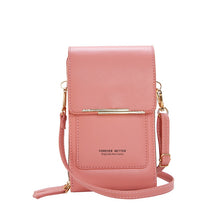 Load image into Gallery viewer, 3 Style Women Bags Soft Leather Wallets Touch Screen Cell Phone Purse Crossbody Shoulder Strap Handbag for Lady
