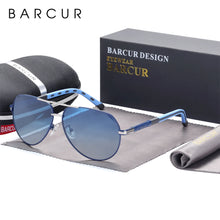 Load image into Gallery viewer, BARCUR Design Polarized Sunglasses for Men Women Gradient Lens Sun Glasses Classic Eyewear Accessory Oculos