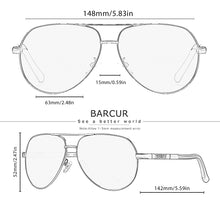 Load image into Gallery viewer, BARCUR Design Polarized Sunglasses for Men Women Gradient Lens Sun Glasses Classic Eyewear Accessory Oculos