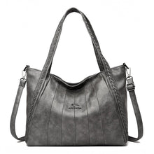 Load image into Gallery viewer, New Casual Tote Soft Leather Luxury Handbag Women's Bag Designer Ladies Large Shoulder Crossbody Hand Sac for Female Patchwork