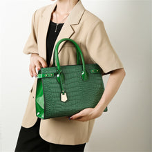 Load image into Gallery viewer, Pantent Leather Women Messenger Bags Crocodile Female Crossbody Shoulder Hand bags For Women 2022 High Quality Ladies Handbags