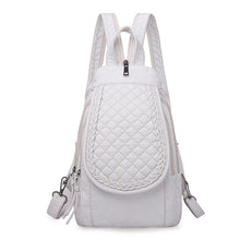 Load image into Gallery viewer, New Embroidery Orchid Women Backpack Casual 3 in 1 Backpack For Teenage Girls Soft Washed PU Leather Chest Bags For Women Sac
