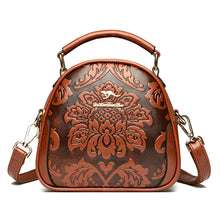 Load image into Gallery viewer, Flower Printed Crossbody Bags 2022 Fashion 2 Layers Trendy Handbags Luxury Women Designer High Quality PU Leather Shoulder Bags