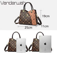 Load image into Gallery viewer, Luxury 3 Layers Handbag Women Bags Designer Vintage Ladies Shoulder Crossbody Bags 2022 Bolsa Feminina Messenger Casual Tote Sac
