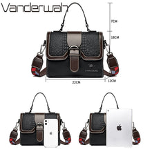 Load image into Gallery viewer, Luxury Brand Leather Shoulder Bag for Women 2022 High Quality Female Handbags Ladies Messenger Crossbody Shopper Brand Bolsos