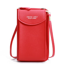 Load image into Gallery viewer, 3 Style Women Bags Soft Leather Wallets Touch Screen Cell Phone Purse Crossbody Shoulder Strap Handbag for Lady