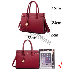 Load image into Gallery viewer, Genuine Handbags for Women 2022 New Luxury Ladies Hand Bags Female Leather Shoulder Top-Handle Crossbody Bags Casual Tote Sac