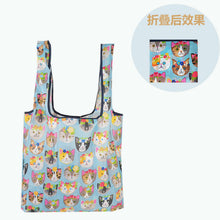Load image into Gallery viewer, Nonwoven Reusable Shopping Bags Women Foldable Tote Bag Folding Large Capacity Handbags Portable Cloth Eco Grocery Bag