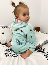 Load image into Gallery viewer, Cute Baby Boys Girls Flannel Cartoon Kids Dressing Gown Winter Casual Warm Long Sleeve Sleepwear Pajama Bathrobe for Children