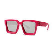 Load image into Gallery viewer, SHAUNA Retro Square Sunglasses Women Brand Designer Summer Styles Candy Colors Fashion Silver Mirror Shades Men UV400