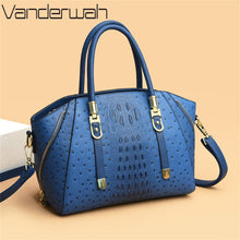Load image into Gallery viewer, Luxury Handbags for Women 2022 New Ladies Alligator Bags Female Leather Shoulder Top-Handle Crossbody Bags Large Casual Tote Sac