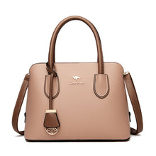 Load image into Gallery viewer, 2 Layers Quality Leather Luxury Handbags Women Bags Designer Crossbody Bags for Women 2021 Large Capacity Tote Bag Sac A Main