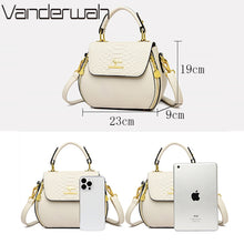 Load image into Gallery viewer, Crocodile Leather Designer Handbag for Female 2022 Casual Shoulder Crossbody Women Shopper Bag Luxury Brand Ladies Messenger Sac