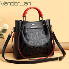 Load image into Gallery viewer, 3 Layers Luxury Handbags Women Bags Designer Letters Women's PU Leather Hand Shopping Bags Shoulder Crossbody Bag Sac A Main