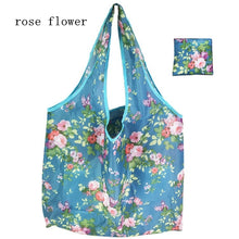 Load image into Gallery viewer, Nonwoven Reusable Shopping Bags Women Foldable Tote Bag Folding Large Capacity Handbags Portable Cloth Eco Grocery Bag