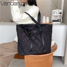 Load image into Gallery viewer, High Quality Nylon Handbags and Purses Large Capacity Shopper Tote Bag Brand Luxury Design New Lady Shoulder Class Commute Bags
