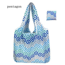 Load image into Gallery viewer, Nonwoven Reusable Shopping Bags Women Foldable Tote Bag Folding Large Capacity Handbags Portable Cloth Eco Grocery Bag