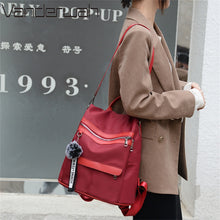 Load image into Gallery viewer, Multifunction 3 In 1 Bookbags Women Waterproof Oxford Bagpacks Female Anti Theft Backpacks for School Teen Girls 2022 Sac A Dos