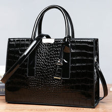 Load image into Gallery viewer, 2Pcs Women luxury Handbag Zip Shoulder Bags For Women 2023 Soft Crocodile Pattern Leather Portable Shopping Totes bolso mujer