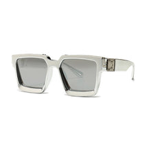 Load image into Gallery viewer, SHAUNA Retro Square Sunglasses Women Brand Designer Summer Styles Candy Colors Fashion Silver Mirror Shades Men UV400