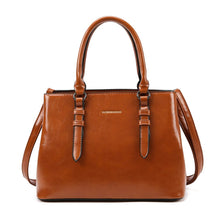 Load image into Gallery viewer, Quality Split Leather Top Handle Bag Female Shoulder Crossbody Shopper Hand Bag Luxury Handbags Women Bags Designer Sac A Main