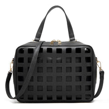 Load image into Gallery viewer, Diinovivo Fashion Women Composite Bags Hollow Out Designer Handbag 2PCS Set Female Bag Solid PU Shoulder Crossbody Bag WHDV2242