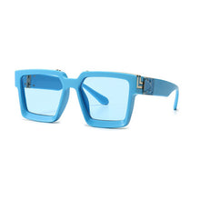 Load image into Gallery viewer, SHAUNA Retro Square Sunglasses Women Brand Designer Summer Styles Candy Colors Fashion Silver Mirror Shades Men UV400