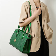 Load image into Gallery viewer, Pantent Leather Women Messenger Bags Crocodile Female Crossbody Shoulder Hand bags For Women 2022 High Quality Ladies Handbags