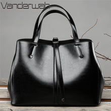 Load image into Gallery viewer, Vintage Leather Handbags and Purses for Women 2022 Trendy High Quality Female Designer Shoulder Crossbody Bag Retro Casual Totes