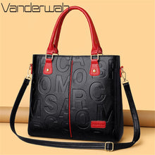 Load image into Gallery viewer, Hot Fashion Pu Leather Shoulder Messenger Bag Large Capacity Ladies Handbags Luxury Designer Crossbody Bags for Women 2022 Totes