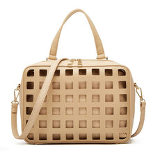 Load image into Gallery viewer, Diinovivo Fashion Women Composite Bags Hollow Out Designer Handbag 2PCS Set Female Bag Solid PU Shoulder Crossbody Bag WHDV2242
